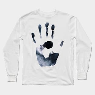 Wormhole Cool  Abstract watercolor Universe Design gift Long Sleeve T-Shirt
